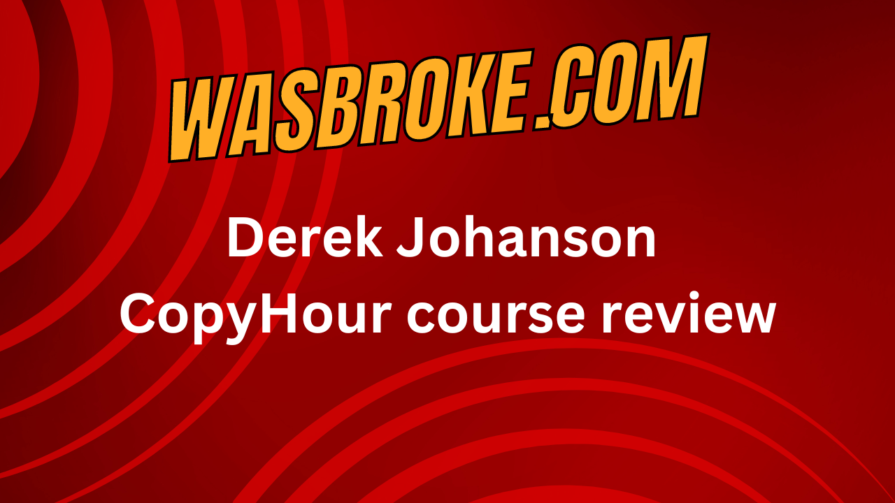 Derek Johanson CopyHour course review